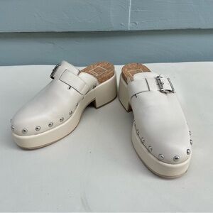 Dolce Vita Clogs | YEVAN CLOGS IVORY LEATHER | 6.5